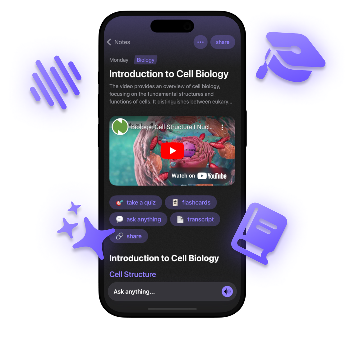 Aced: AI Tutor & Note Taker screenshots